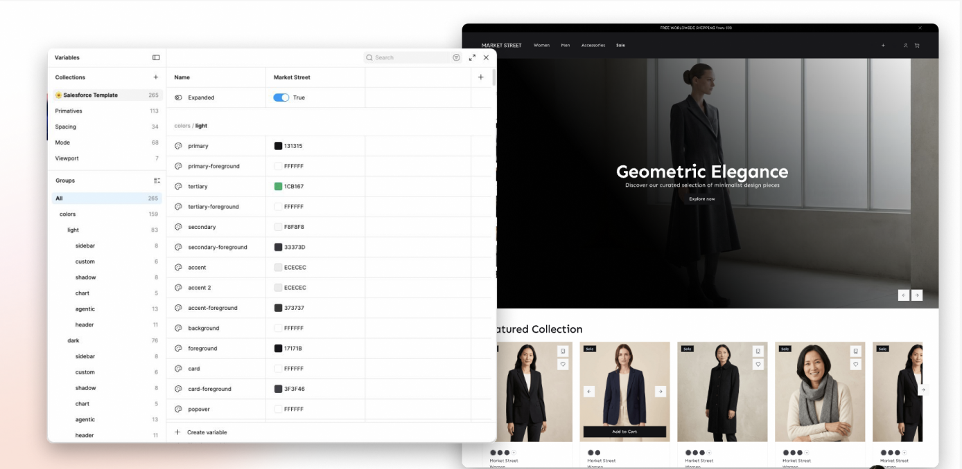 Commerce Storefront Design System