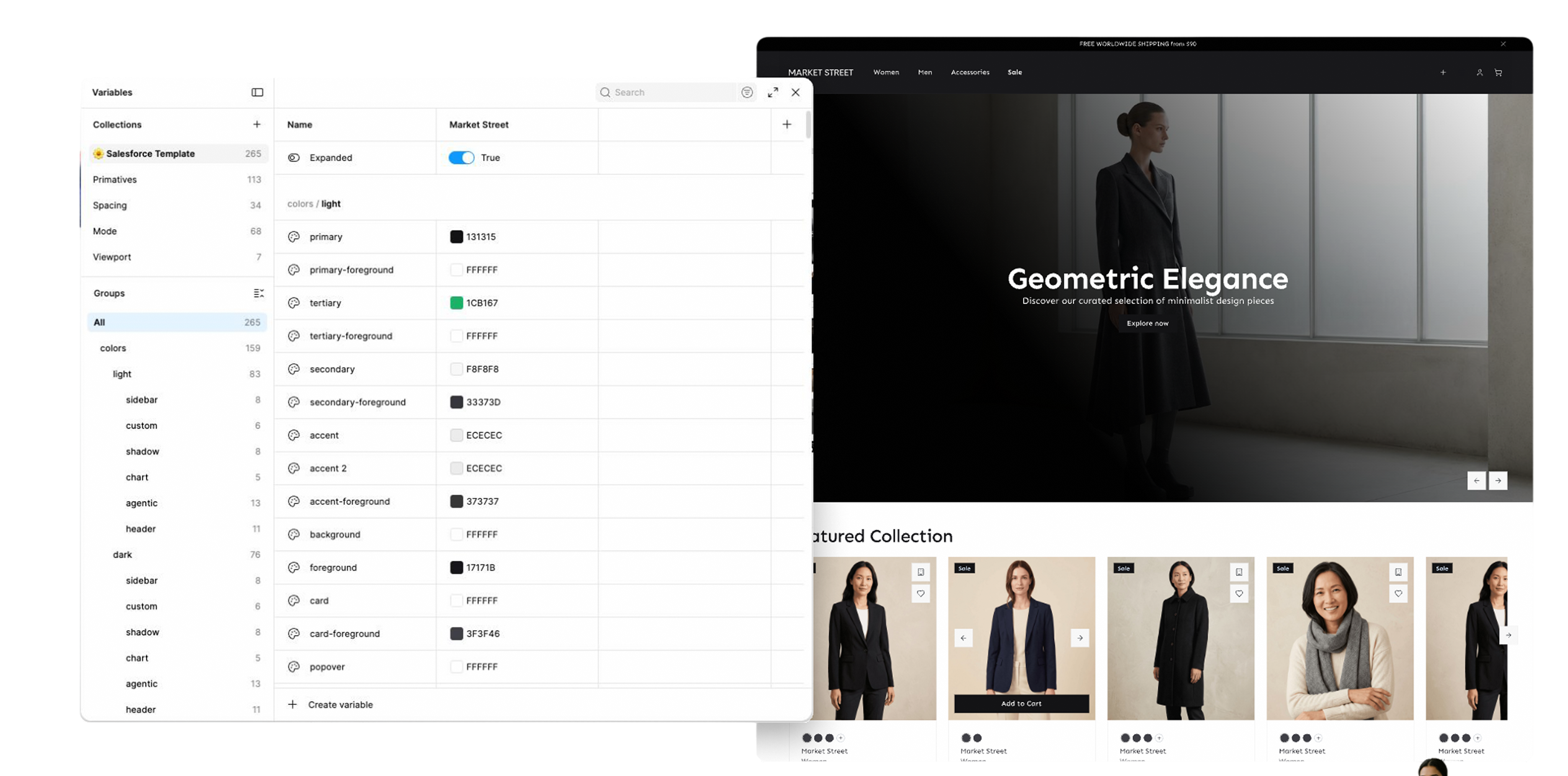 Commerce Storefront Design System
